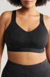 Nike Indy Dri-fit High Support Sports Bra In Black