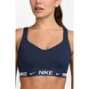 Nike Indy Dri-fit High Support Sports Bra In Blue