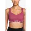 Nike Indy Dri-fit High Support Sports Bra In Burgundy