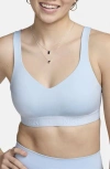 Nike Women's Indy High Support Padded Adjustable Sports Bra In Light Armory Blue