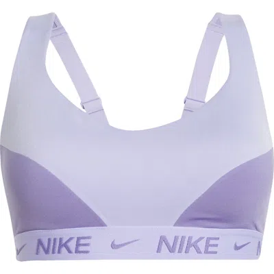 Nike Indy Dri-fit High Support Sports Bra In Purple