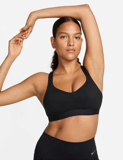 Nike Indy High Support Sports Bra In Black
