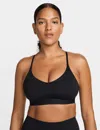 Nike Indy Light Support Sports Bra In Black