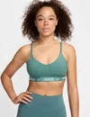 Nike Indy Light Support Sports Bra In Green