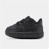 Nike Babies'  Infant Air Force 1 Crib Casual Shoes In Black/black/black