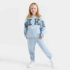 Nike Infant Crewneck Sweatshirt And Jogger Pants Set In Blue