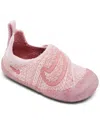 Nike Infant Swoosh 1 Crib Booties From Finish Line In Pink Foam,red Star