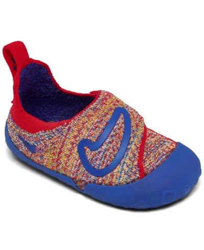 Nike Babies' Infant Swoosh 1 Crib Booties From Finish Line In Sail,game Royal