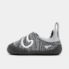 Nike Babies'  Infant Swoosh 1 Crib Shoes In Black/white/wolf Grey