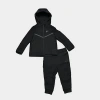Nike Babies'  Infant Tech Fleece Full-zip Hoodie Set In Black