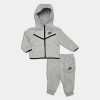 Nike Infant Tech Fleece Full-zip Set In Gray
