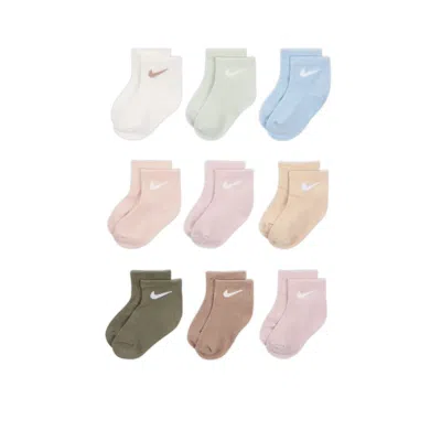 Nike Babies' Infant/toddler Socks Gift Set (9 Pairs) In Multi
