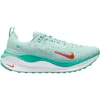 Nike Infinityrn 4 Running Shoe In Jade/ Red/ White