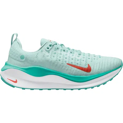 Nike Infinityrn 4 Running Shoe In Jade/ Red/ White