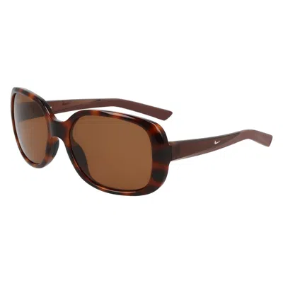 Nike Brown Injected Sunglasses In Black
