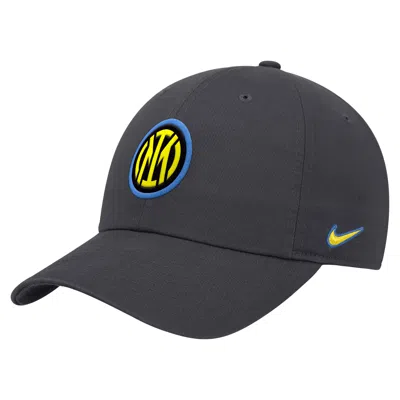 Nike Inter Milan Club  Men's Adjustable Cap In Black