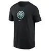 Nike Inter Milan Core  Men's Soccer T-shirt In Black