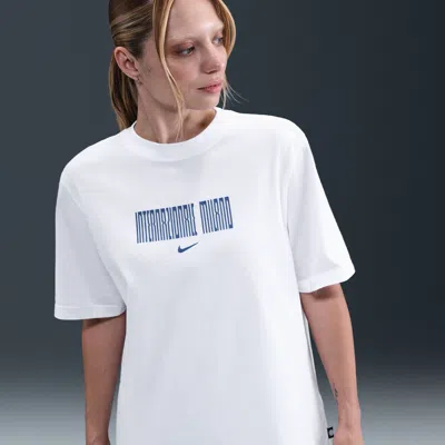 Nike Inter Milan  Women's Soccer T-shirt In White