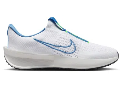 Pre-owned Nike Interact Run Easyon Blue Beyond (women's) Sneakers In White/volt/platinum Tint