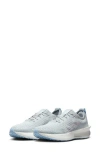 Nike Interact Run Running Shoe In Grey/ Pink/ Blue