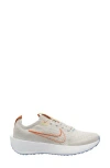 Nike Interact Run Running Shoe In Light/white/peach