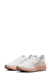 Nike Interact Run Running Shoe In White/ Apricot/ Coral