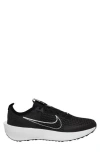 Nike Interact Run Running Sneaker In Black/white/anthracite
