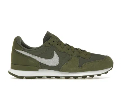 Pre-owned Nike Internationalist (women's) Sneakers In Medium Olive/white