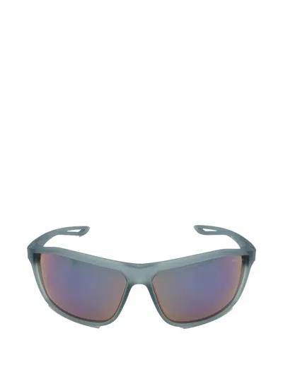 Nike Intersect Rectangle-frame Sunglasses In Brown