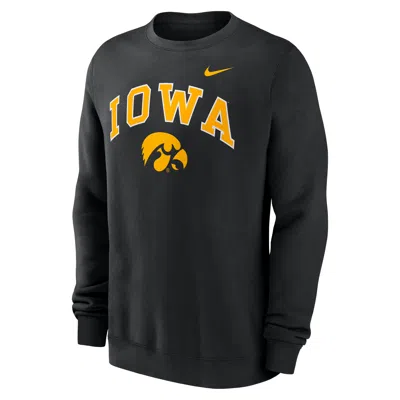 Nike Iowa Arch  Men's College Pullover Crew In Black