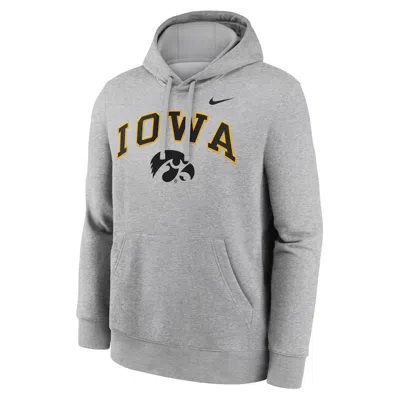 Nike Iowa Arch  Men's College Pullover Hoodie In Gray