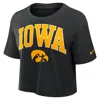 Nike Iowa Athletic Prep Arch  Women's Dri-fit College Cropped T-shirt