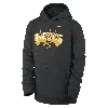 Nike Iowa Club Fleece Big Kids' (boys')  College Pullover Hoodie In Black