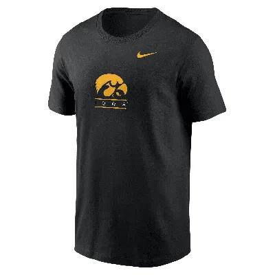 Nike Iowa Hawkeyes  Men's College T-shirt In Black