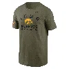 Nike Olive Iowa Hawkeyes 2024 Military Appreciation Performance T-shirt In Brown