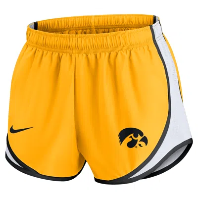 Nike Iowa Hawkeyes Spring Break Tempo  Women's College Shorts In Yellow