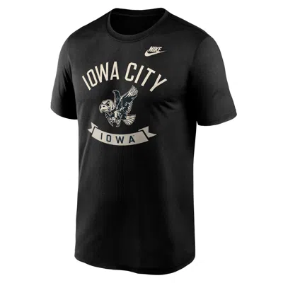 Nike Iowa Hometown Legend  Men's Dri-fit College T-shirt In Black