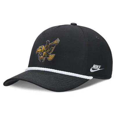 Nike Iowa Legacy Basketball Rope Rise  Unisex College Adjustable Hat In Black