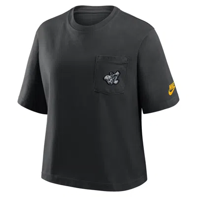 Nike Iowa Legacy Pocket Boxy  Women's College T-shirt In Black