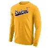 Nike Iowa  Men's College Long-sleeve T-shirt In Yellow