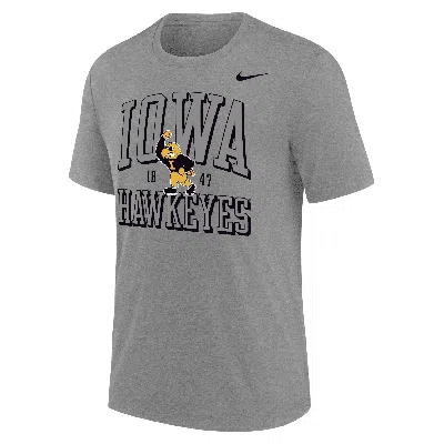 Nike Iowa  Men's College T-shirt In Gray