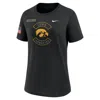 Nike Iowa Military Appreciation  Women's Dri-fit College T-shirt In Black