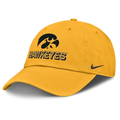 NIKE IOWA ON-FIELD CLUB GAMEDAY  MEN'S COLLEGE ADJUSTABLE HAT,1015911480
