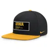 Nike Iowa On-field Pro  Men's Dri-fit College Adjustable Hat In Black