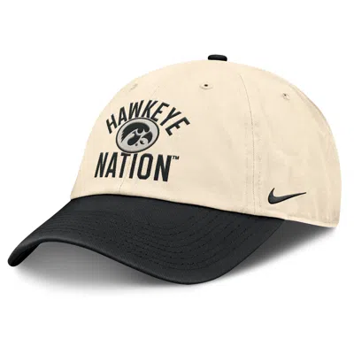 Nike Iowa Primetime 2-tone Club  Unisex College Adjustable Hat In Neutral