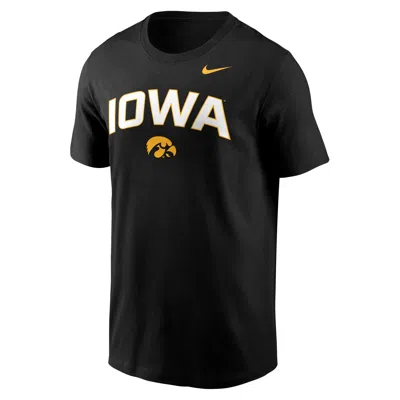 Nike Iowa Primetime Arch Stack  Men's College T-shirt In Black
