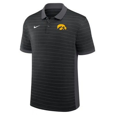 NIKE IOWA SIDELINE VICTORY STRIPE  MEN'S DRI-FIT COLLEGE POLO,1015905252