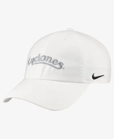 Nike Iowa State Cyclones Club Embroidered Low-crown Adjustable Hat In White