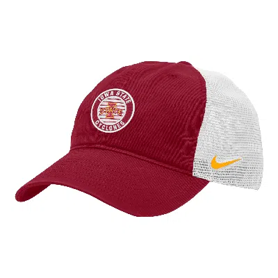 Nike Iowa State Heritage86  Unisex College Trucker Hat In Red