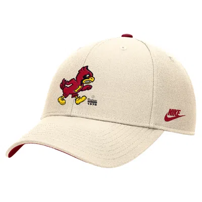 Nike Iowa State Rise  Unisex College Adjustable Cap In Brown